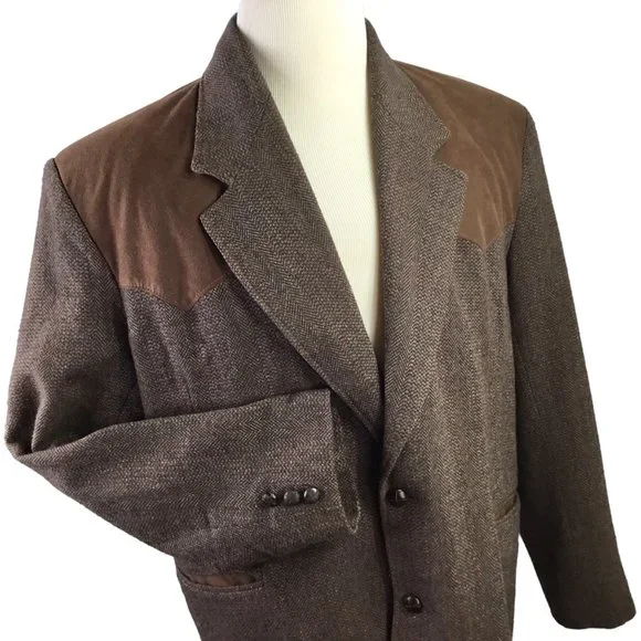 Vintage Pioneer Wear Country Gentlemen Suit Coat Blazer Jacket Western USA Sport - Picture 2 of 13